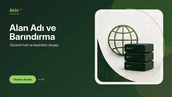 alan adı ve hosting altyapınızı kurarım