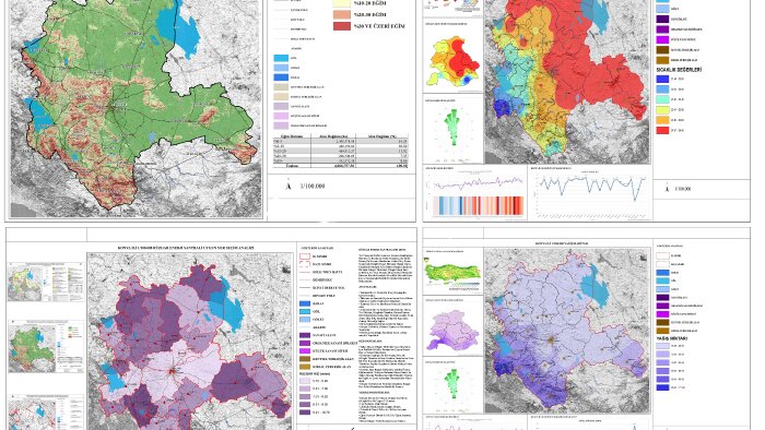 NetCAD ve ArcGIS programlarında analiz ve çizim yaparım