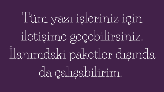 metinleri en açık ve anlaşılır şekilde düzenleyebilirim