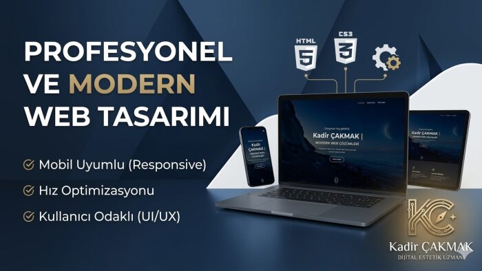 modern, hızlı ve mobil uyumlu profesyonel web sitesi yaparım