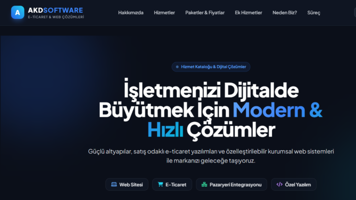 sizler için profesyonel web siteleri yaparım