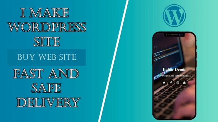 sizin için wordpress sitenizi sıfırdan kurabilirim