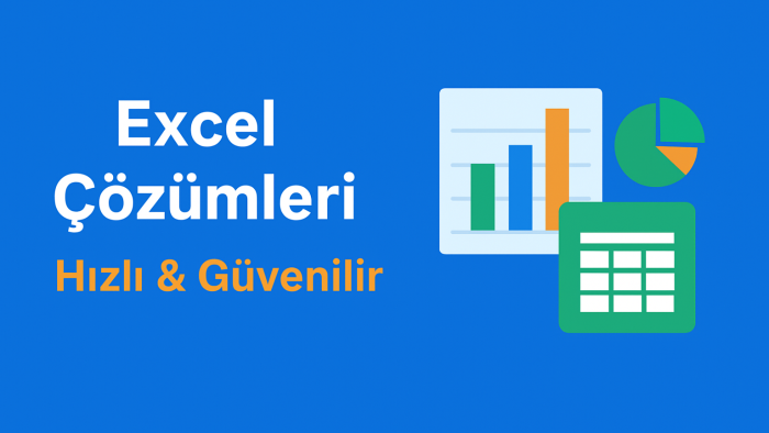 excel işleriniz için hızlı ve güvenilir çözümler sunabilirim