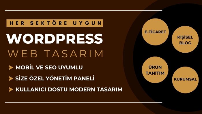 %100 mobil uyumlu, anahtar teslim web sitesi tasarlarım