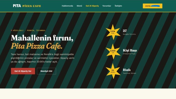 işletmeniz, kişisel markanız için web sitesi geliştiriyorum