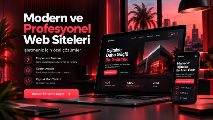 size özel modern ve profesyonel web siteleri geliştiririm