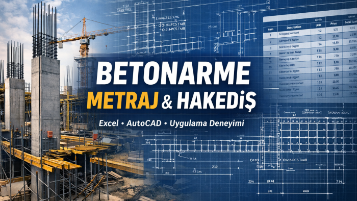 projenizin metraj, ataşman ve hakedişini hazırlayabilirim