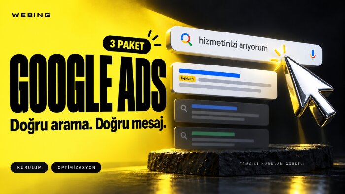 Google Ads ile doğru aramalara odaklanan reklamlar kurarım