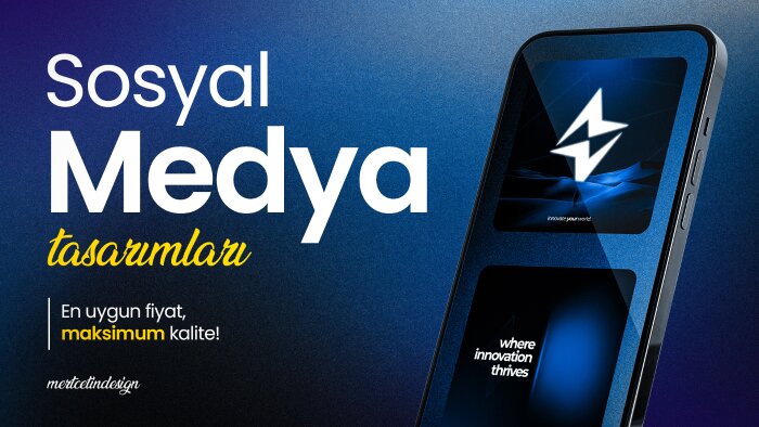 markanıza özel kreatif sosyal medya tasarımları hazırlarım