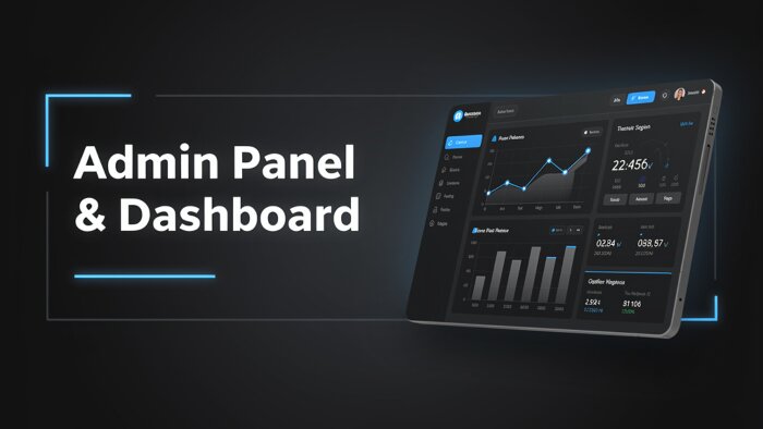 işletmeniz için özel admin panel ve dashboard yapıyorum