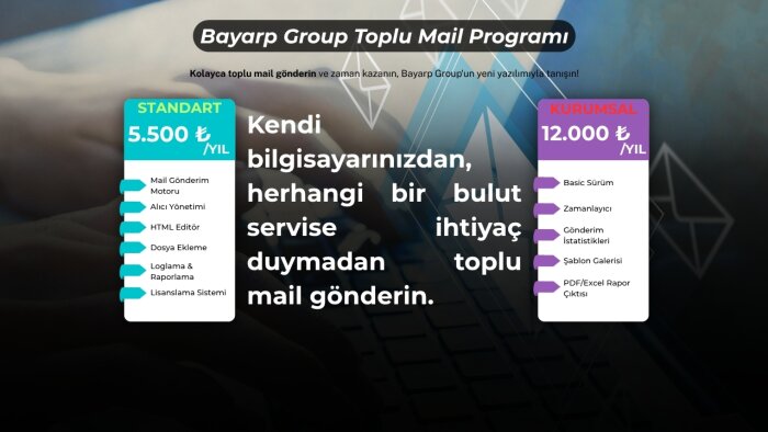 kurumsal mail yönetimi ve otomasyon yazılımı yaparım