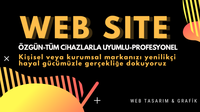 markanız için profesyonel websitesi kurarım