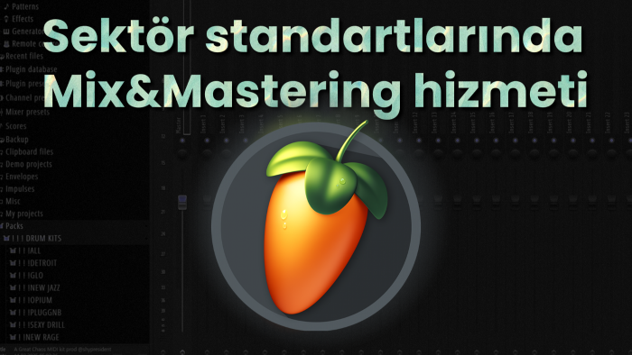 sektör standartlarında miks ve mastering yapabilirim