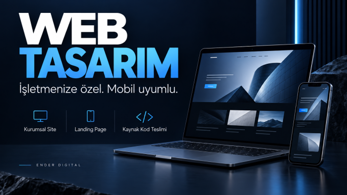 işletmeniz için modern ve mobil uyumlu web sitesi yaparım
