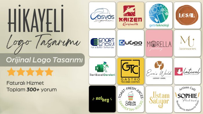 özgün ve illüstratif logo tasarımı yaparım