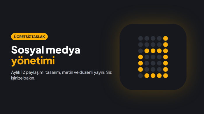 işletmenizin sosyal medya hesaplarını yönetirim