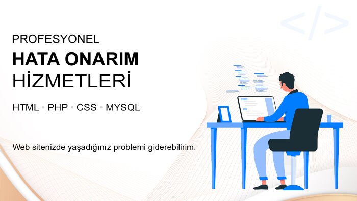 web sitenizdeki sorunları çözebilirim