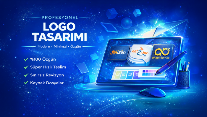markanıza özgün ve dikkat çekici logo tasarlarım