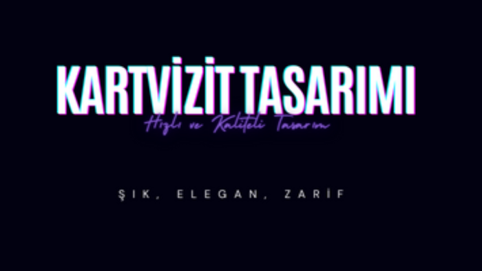 istediğiniz kartviziti tasarlayabilirim