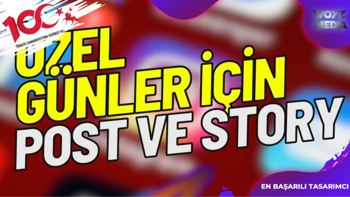 özel günler için 2 adet post ve story hazırlayabilirim