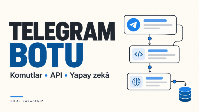 Telegram botu ve yapay zeka entegrasyonu geliştiririm