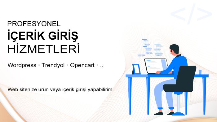 web sitenize içerik girişi yapabilirim
