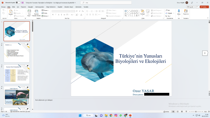 etkileyici ve profesyonel sunumlar hazırlayabilirim