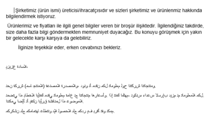 arapça-türkçe metinlerinizi çevirebilirim