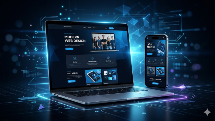 size modern responsive web sitesi geliştirebilirim