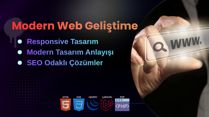 anahtar teslim web sitesi ve yazılım çözümler üretiyorum