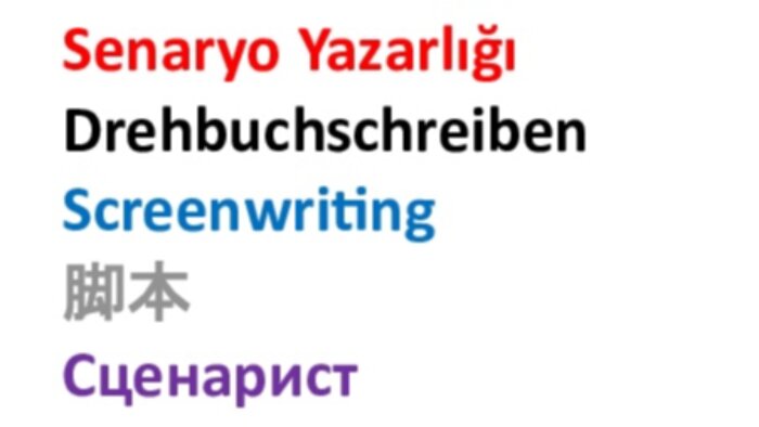 sizin için senaryo yazabilirim