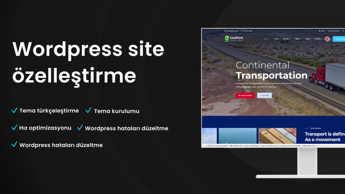 wordpress sitenizi özelleştiririm