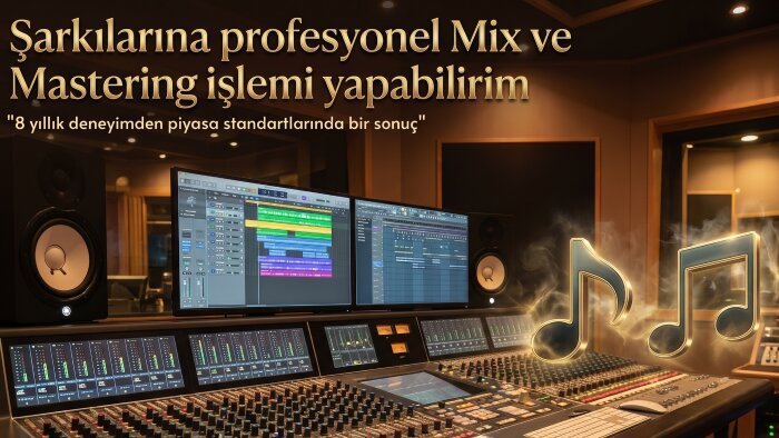 şarkına profesyonel mix ve mastering yaparım
