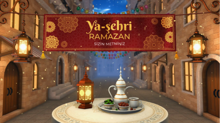 ramazan ve kurban bayramı özel logolu intro video hazırlarım