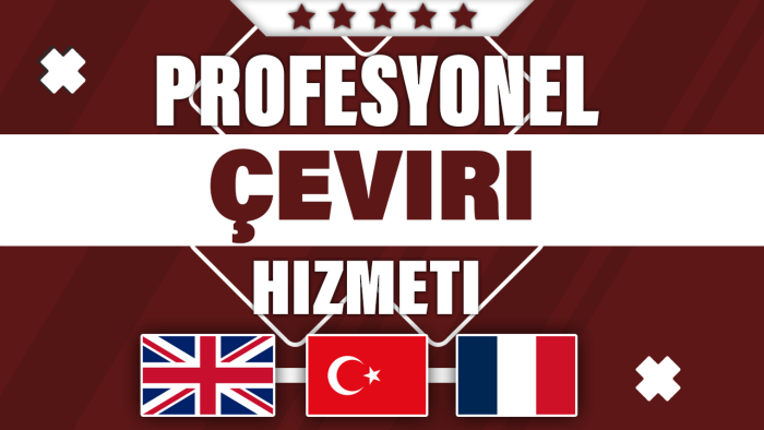 türkçeden ingilizce ve fransızcaya çeviriler yaparım
