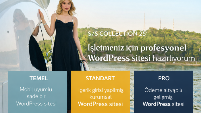 işletmenize özel anahtar teslimWordPress sitesi hazırlıyorum
