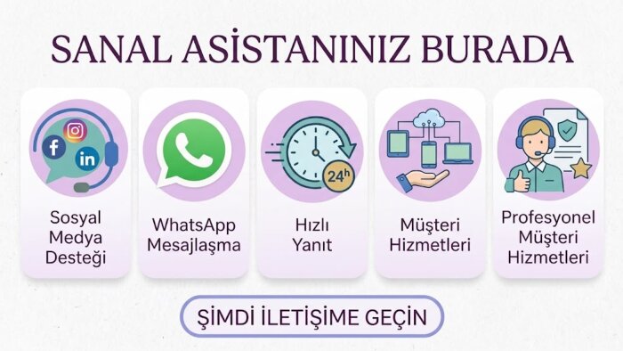 markanızın sosyal medya ve WhatsApp mesajlarını yönetirim
