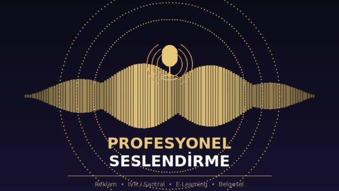 projelerinizi profesyenel Türkçe seslendiririm