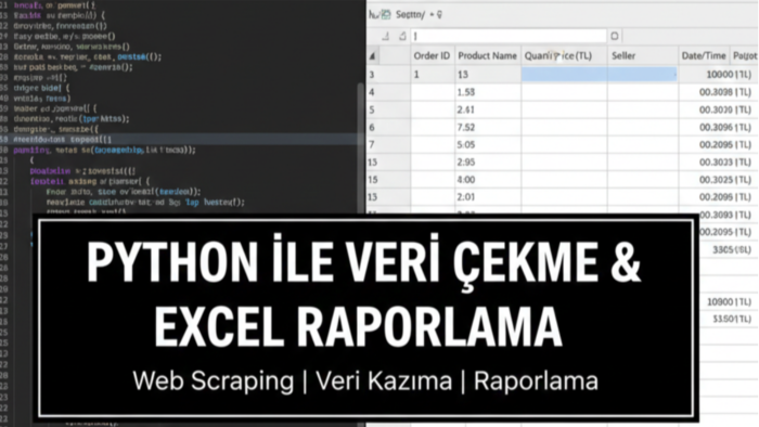 Python ile web sitelerinden veri çekerim