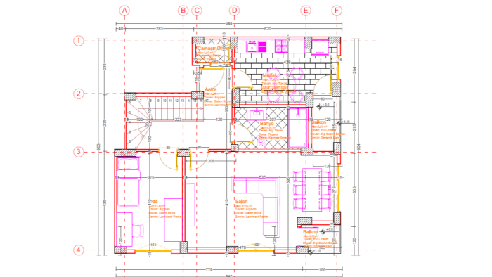 mimari teknik çizim ve 3D modelleme yaparım