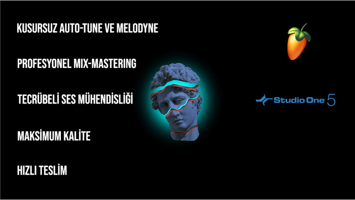 şarkılarınıza profesyonelce mix ve mastering yapabilirim