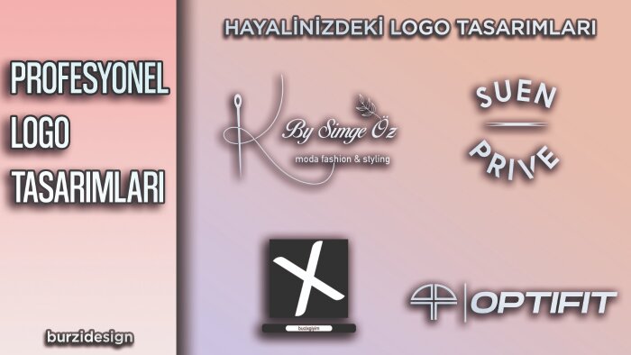 profesyonel bir şekilde logo tasarımlarınızı yapabilirim