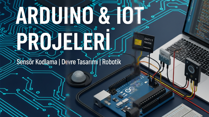 Arduino ve IoT sensör tabanlı projelerinizi kodlarım