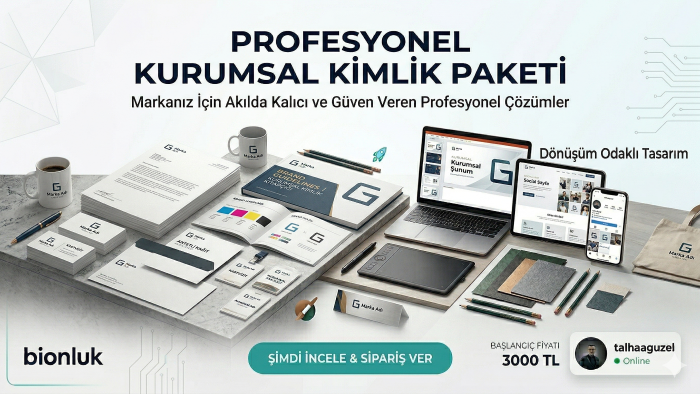 markanıza profesyonel kurumsal kimlik çalışması yapabilirim