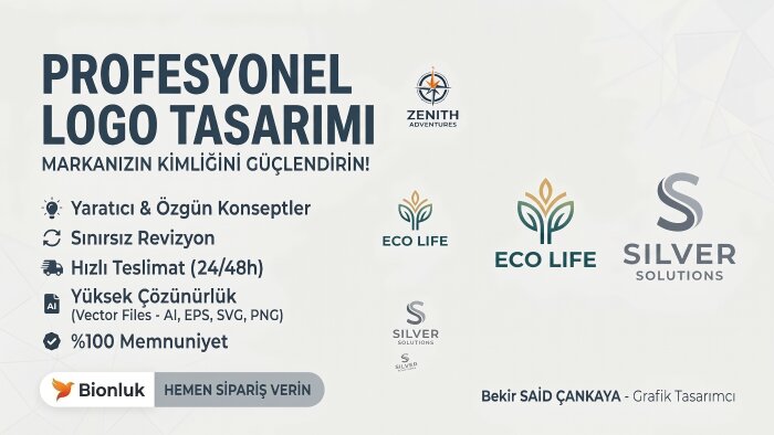 istediğiniz kurumsal logoları tasarlarım