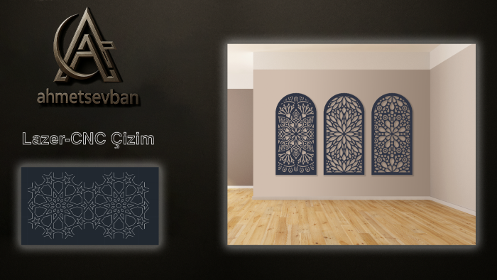 Lazer ve cnc için görseli kesime hazırlayabilirim