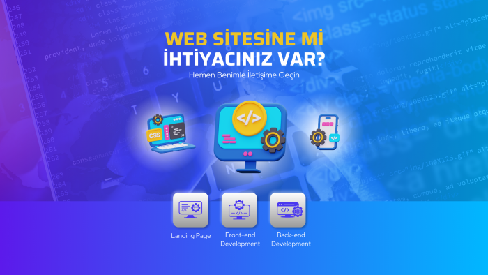 mobil uyumlu, profesyonel web sitenizi yapabilirim