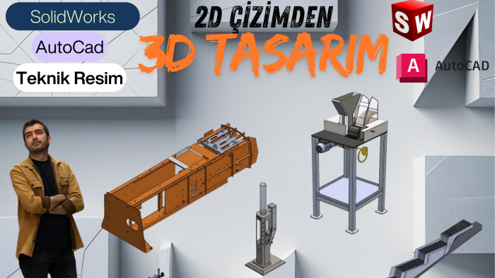 SolidWorks ile üretime hazır sac metal tasarımları yapıyorum
