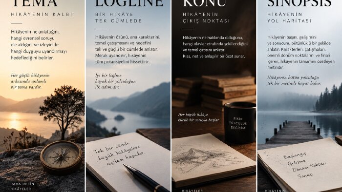 sizin için logline, sinopsis, kısa tretman, senaryo yazarım