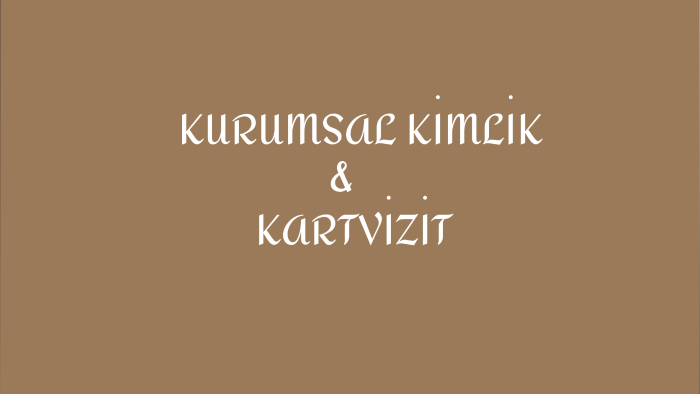yeni nesil profesyonel ve kurumsal kimlik tasarlıyorum